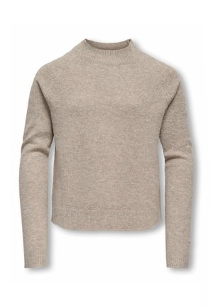 ONLY GIRLS, KNITTED PULLOVER KOGRICA KNITTED PULLOVER - Maglione - beige