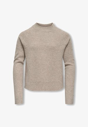 ONLY GIRLS, KNITTED PULLOVER KOGRICA KNITTED PULLOVER - Maglione - beige