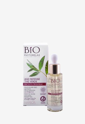 AGE DEFENCE GREEN TEA VEGAN & ORGANIC FACE OIL ELIXIR ANTI-AGING AND RADIANT SKIN - Anti-Aging - -