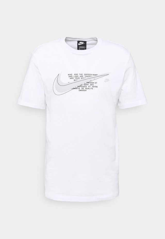 COURT TEE - T-shirt print - white