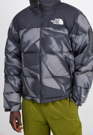 Bunda z prachového peří - dark grey