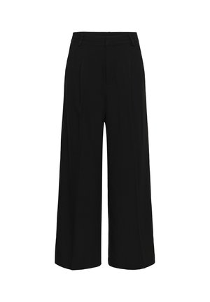 Kaffe, KALIMA HW PANTS - Stoffhose - black deep