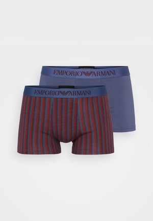 Emporio Armani TRUNK 2 PACK - Boxers - blue/dark red