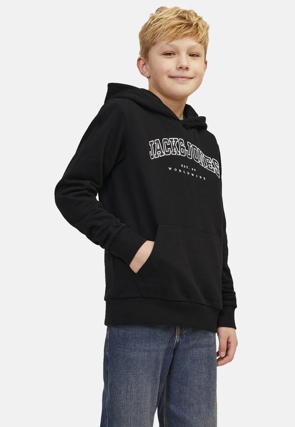 JJECALEB VARSITY - Hoodie - schwarz2