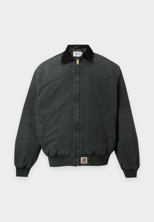 Carhartt WIP, SANTA FE JACKET - Spijkerjas - raven/black stone canvas