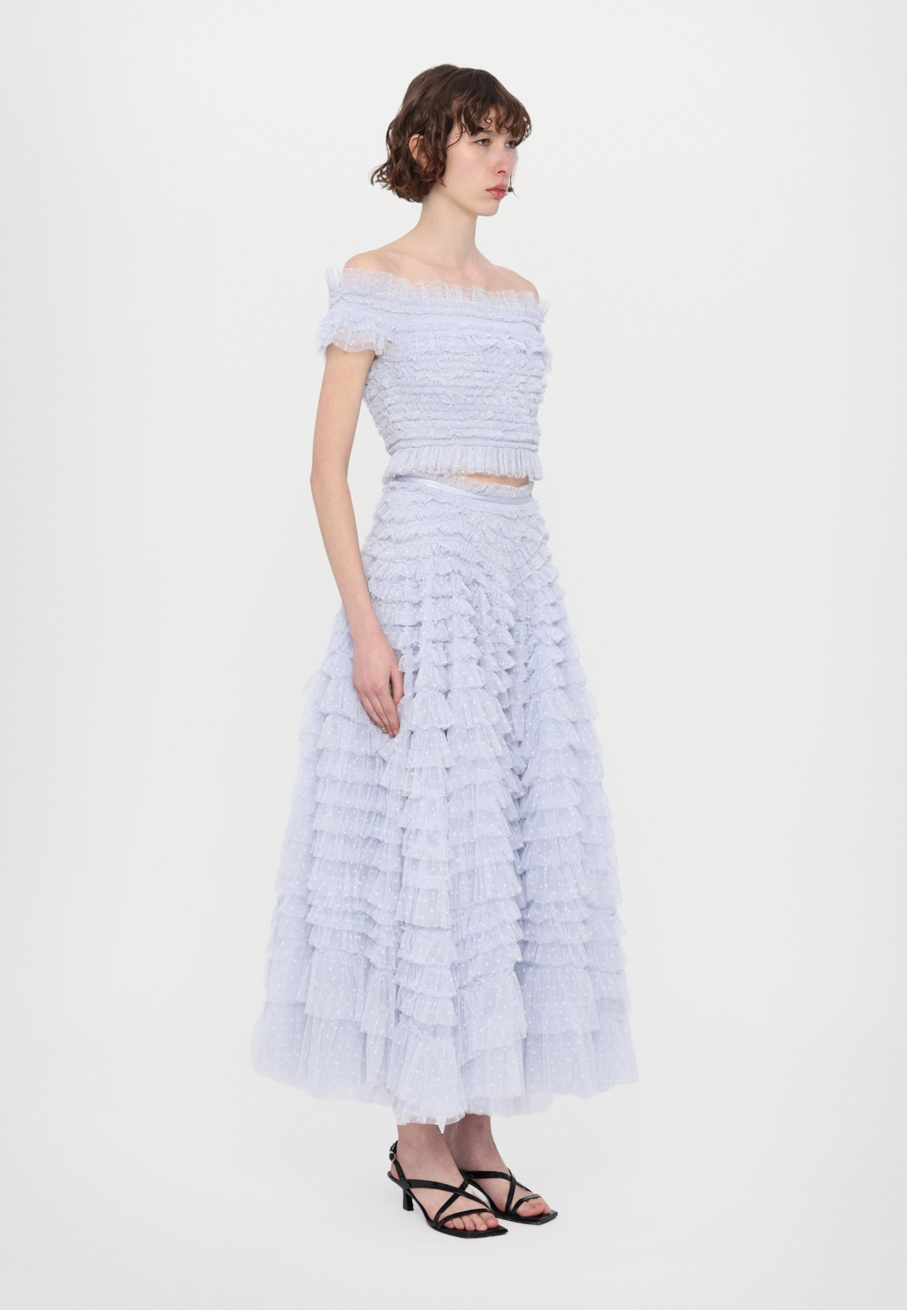 Needle & Thread HATTIE SMOCKED OFF SHOULDER - Top - exclusive dusk