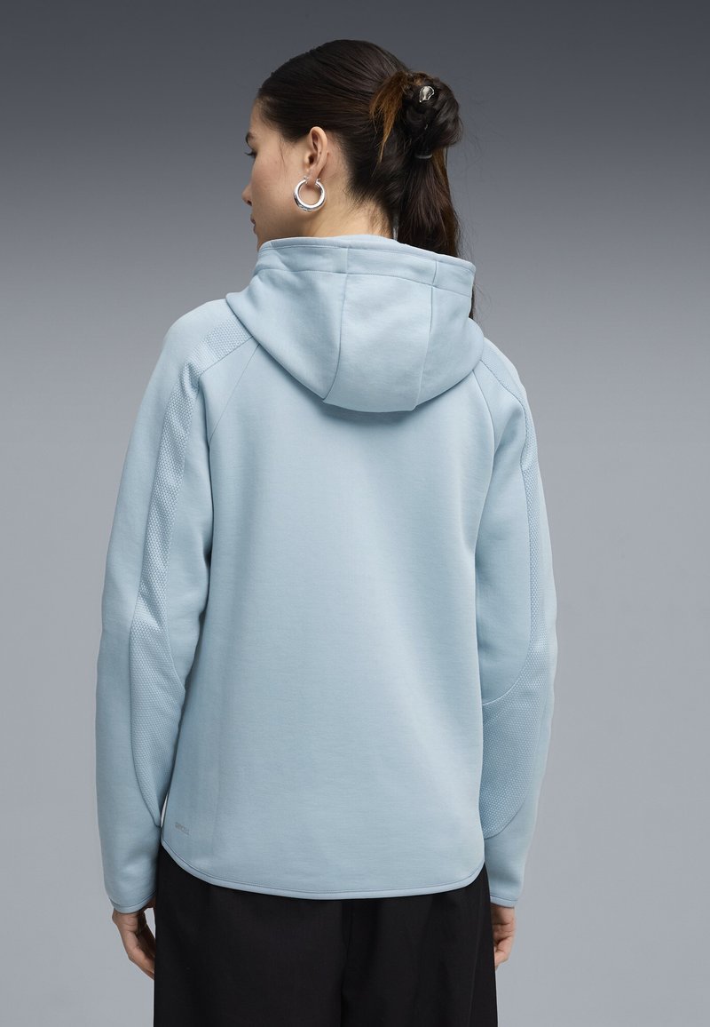 Puma EVOSTRIPE - Mikina na zip - seafoam