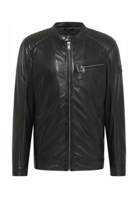 Mustang Lederjacke - schwarz