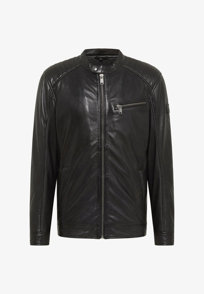 Mustang Lederjacke - schwarz