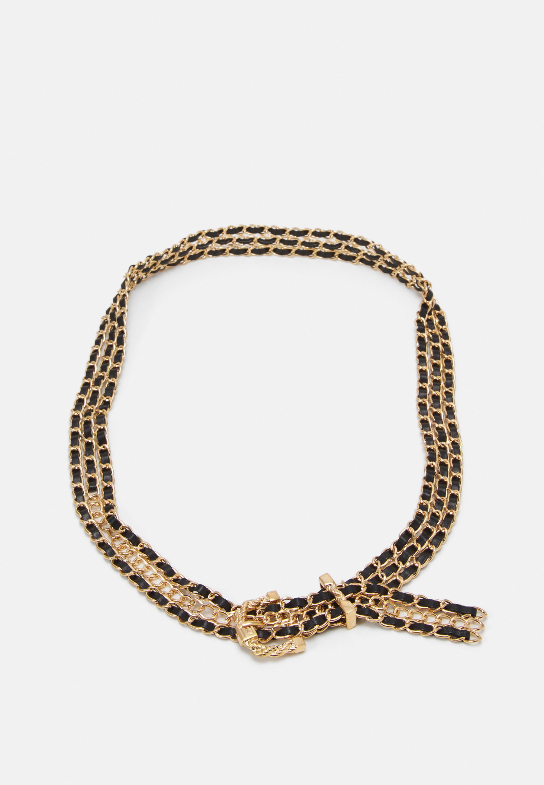 River island gold chain belt Clearance