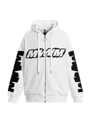 Sudadera con cremallera - white