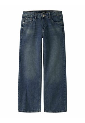 Tiesaus kirpimo džinsai - dark blue denim