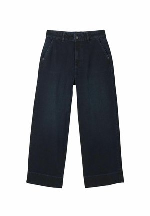 FatFace, PETITE FIT - WIDE LEG CROP JEANS - Wide Leg - blue black denim