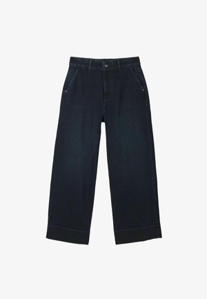 FatFace, PETITE FIT - WIDE LEG CROP JEANS - Wide Leg - blue black denim