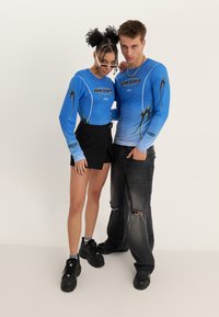 YOURTURN UNISEX - Camiseta de manga larga - blue