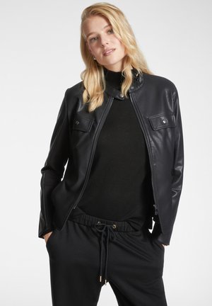 Giacca in similpelle - nero