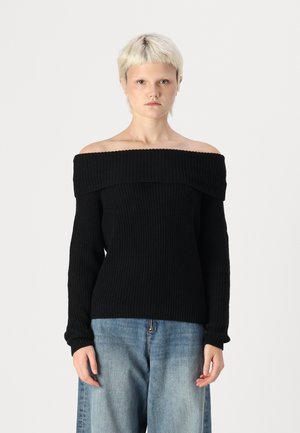 ONLY ONLMELTON LIFE OFF SHOULDER - Pulover - black
