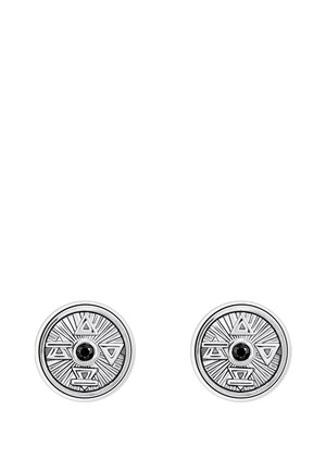 Ohrringe - silberfarben schwarz