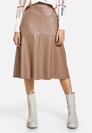 A-snit nederdel - beige