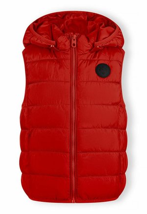 QUILTED WITH DETACHABLE HOOD - Veste sans manches - red