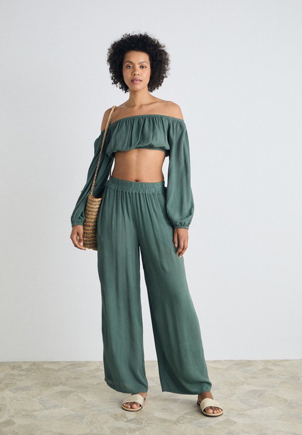 LSCN BY LASCANA CARMEN BLOUSE - Beach accessory - olive2