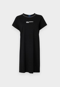 DRAPEY TEE DRESS - Haljina od žerseja - black