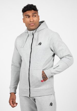 LEON - Zip-up sweatshirt - gray