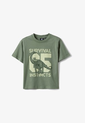 OVS, T-shirt print - light green