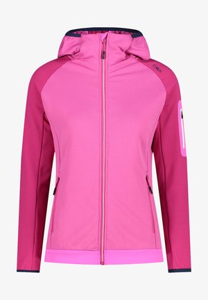STRETCH FIX HOOD - Fleece jacket - malva