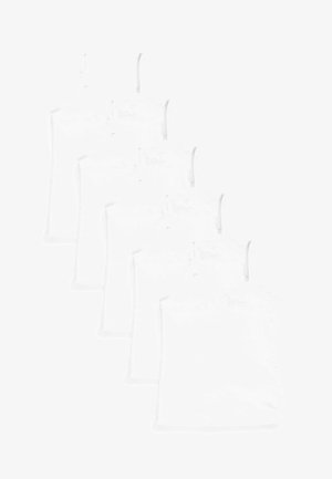 5 PACK ELASTIC STRAPPY CAMI - Hemd - white