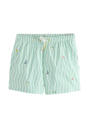 Next, REGULAR FIT - TACOS & TEQUILA PRINT SWIM SHORTS 5{DQ}  . - Șorturi de baie - sage white wave