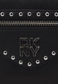 DKNY CAMERA BAG WITH STUDS - Handbag - black/silver