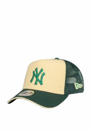 AFRAME SNPBACK TRUCKER YORK YANKEES  - Cap - beige green