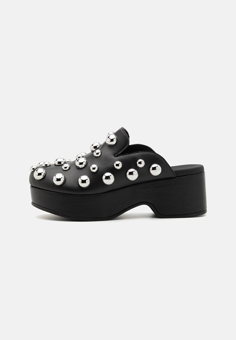Black 97 Heeled Mules