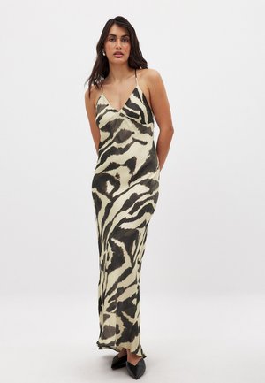 SLIP - Maksi suknelė - zebra