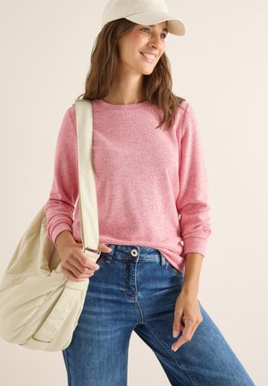MIT KNÖPFEN - Pullover - fiery red melange