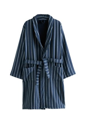 Bademantel - new navy blue stripe