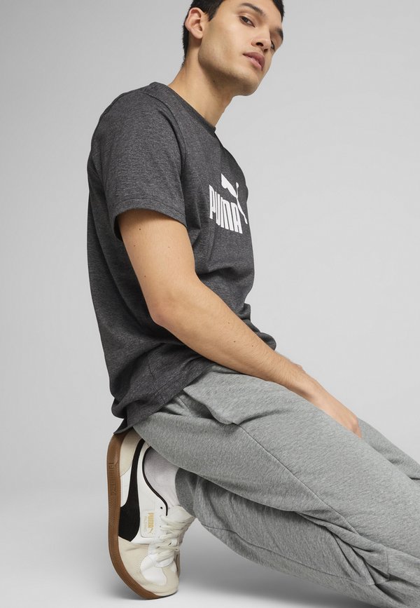 LOGO - Tracksuit bottoms - medium gray heather2