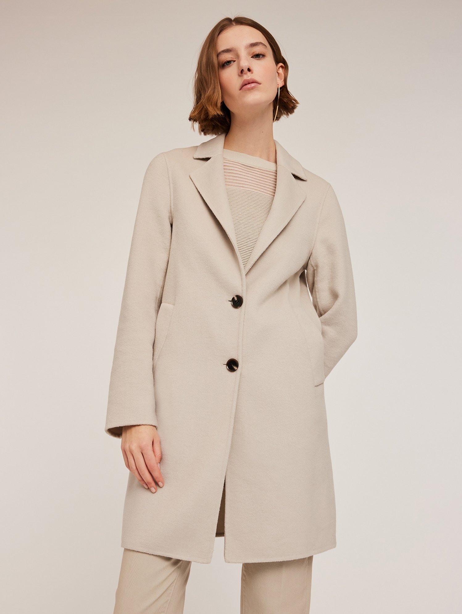 Zalando Manteau Femme Promo Motivi Manteau Classique Bianco/blanc