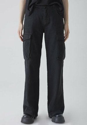 KARLIE  - Flared Jeans - black