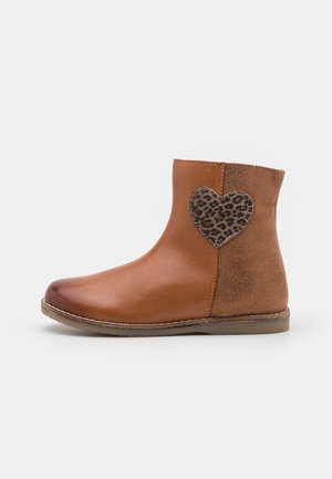 LEATHER - Stiefelette - cognac