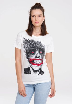 LOGOSHIRT BATMAN JOKER BATS - Print T-shirt - weiß