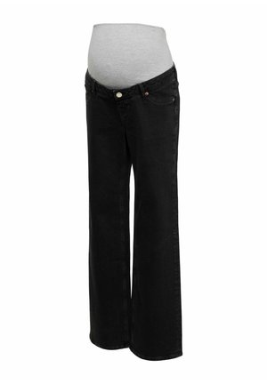 Vero Moda, WIDE-FIT JEANS WIDE LEG FIT JEANS - Wide Leg - dark grey denim