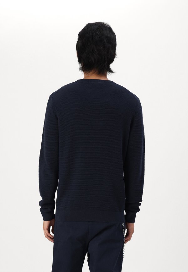 SLHROSS STRUCTURE CREW NECK - Jumper - dark sapphire3
