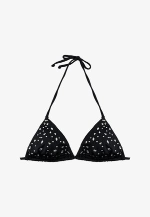 Koton, STONE-EMBELLISHED BIKINI TOP. - Top de bikini - black