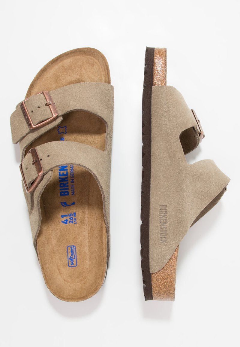 taupe birkenstocks arizona