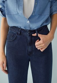 Massimo Dutti Jean flare - dark blue