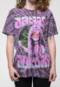 Paradiso Clothing UNISEX JANIS JOPLIN PINK SHADES TIE DYE - Print T-shirt - purple