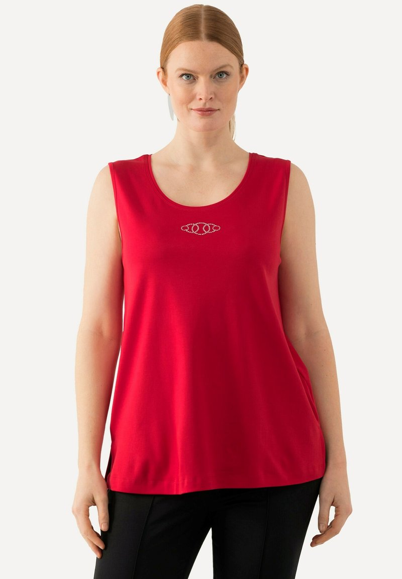 Ulla Popken PIMA  - Top - salsa