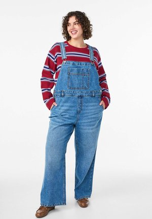 MIT WEITEM BEIN - Salopette en jean - blue denim